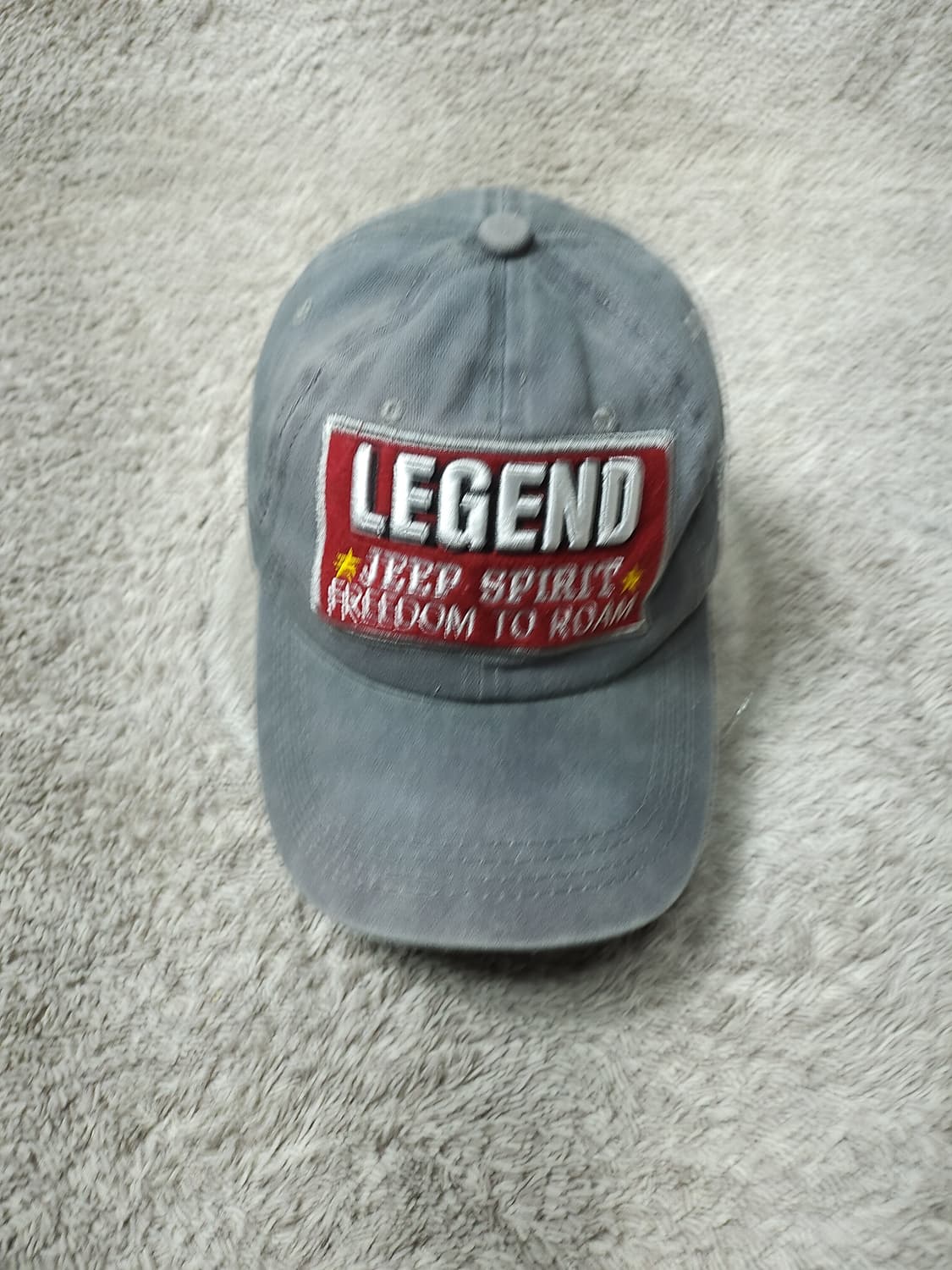 빈티지워싱 Jeep Legend 캡모자 그레이 상품이미지2