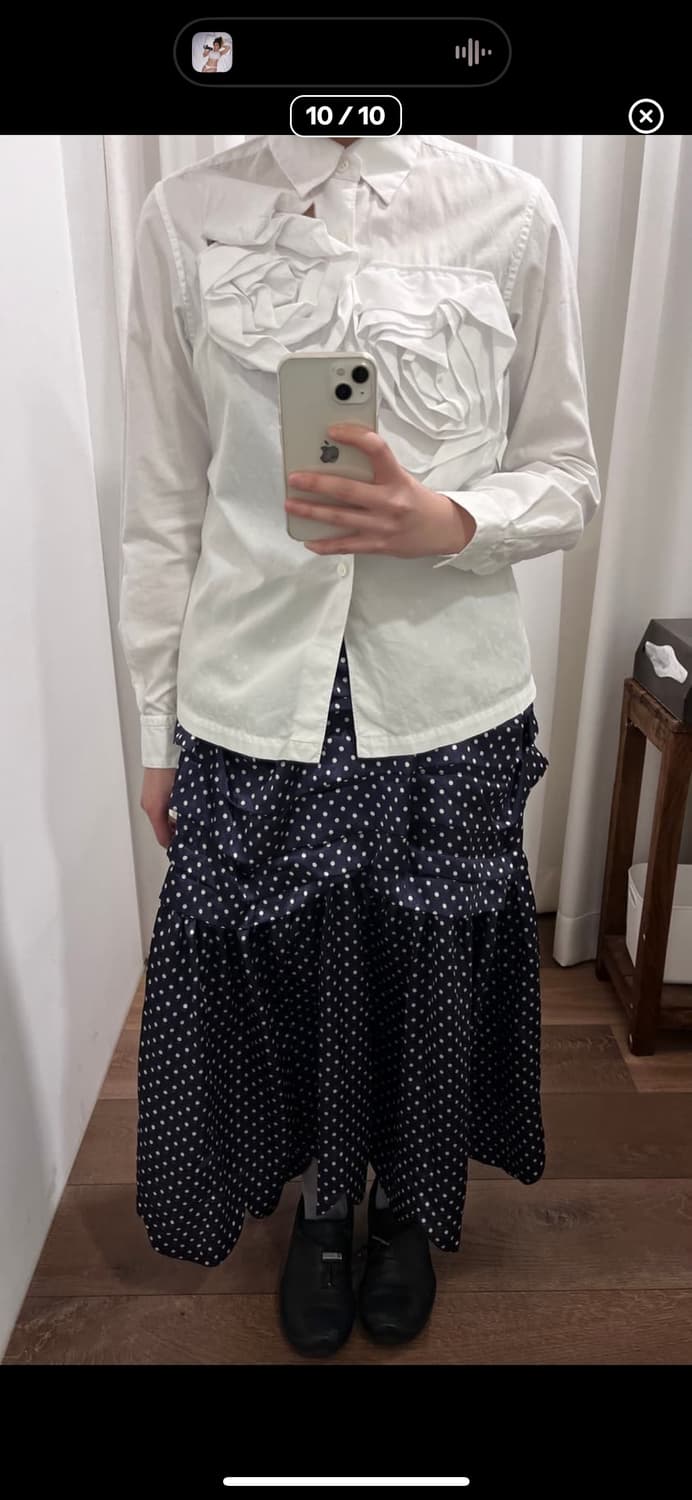 Rose Motif Blouse M SIZE  상품이미지2