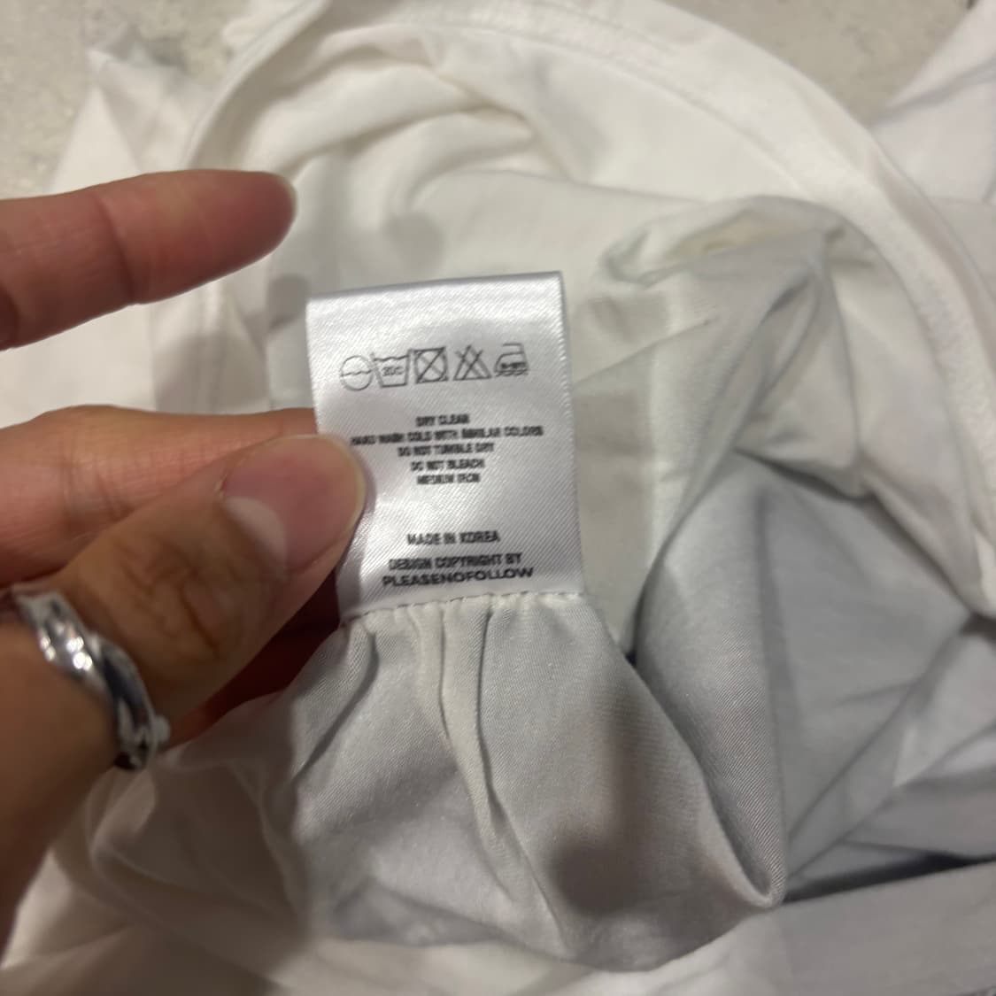 플리즈노팔로우) Kai One Shoulder Long Sleeve 상품이미지9