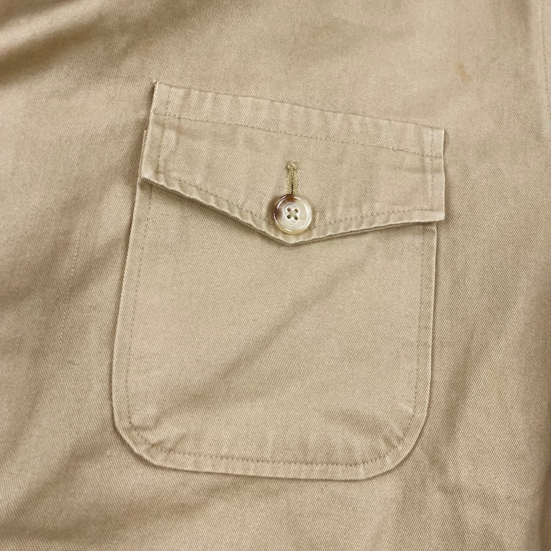 90s 폴로 블랙와치 체크 모직&코튼 리버시블 헌팅 자켓 (105) 상품이미지5