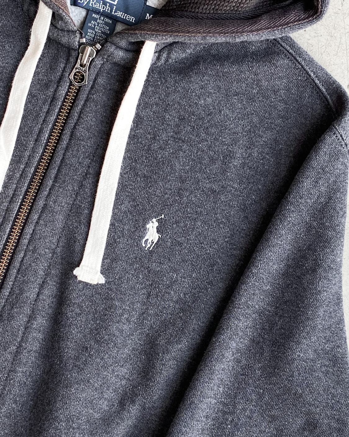 폴로 랄프로렌 베이직 포니 써멀 후드집업 상품이미지6