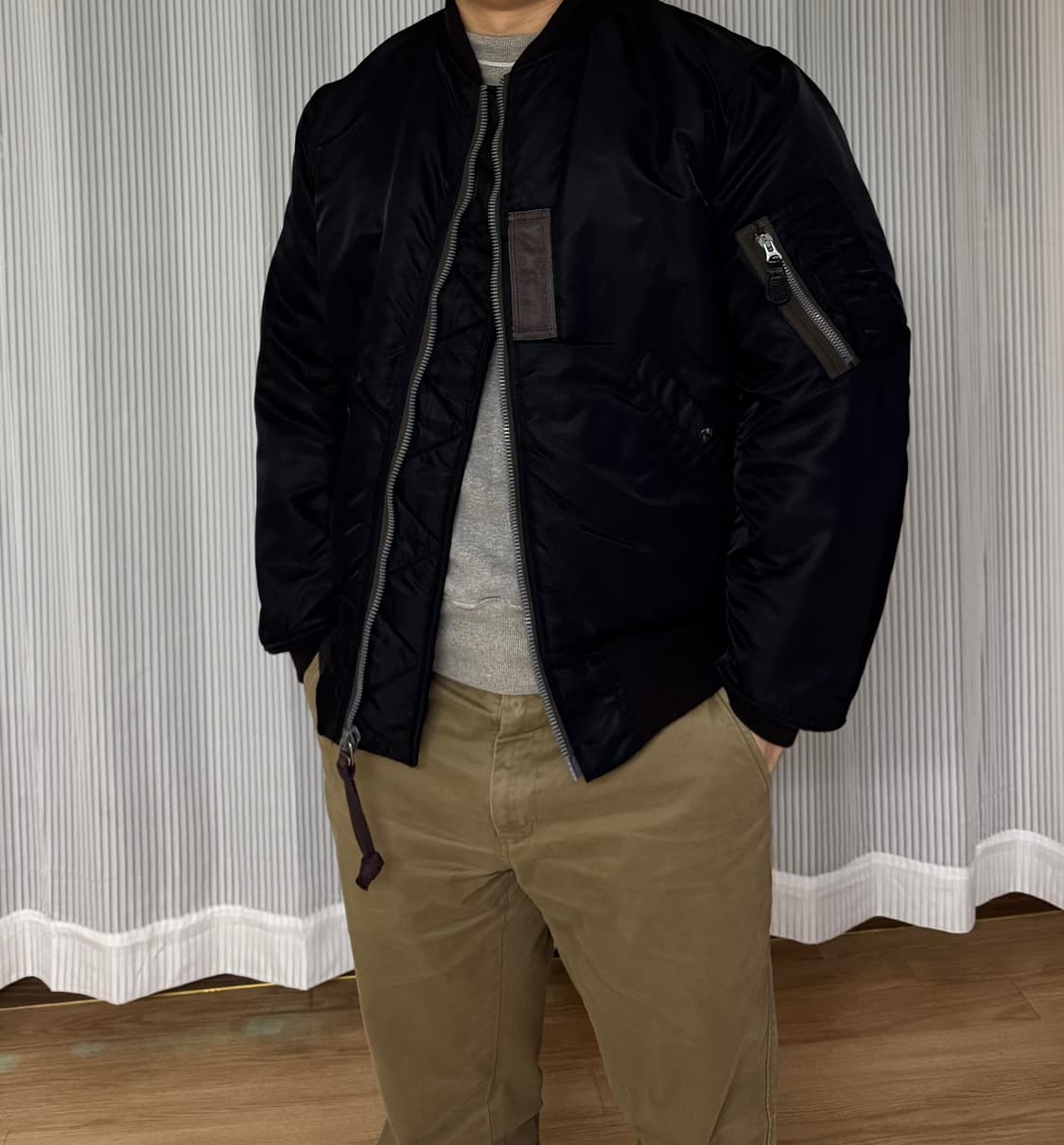 버즈릭슨 ma-1 ma1 윌리엄깁슨(착샷 첨부) 상품이미지10