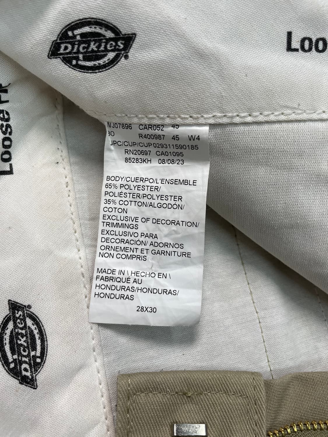 디키즈 더블니 코튼 팬츠 상품이미지7