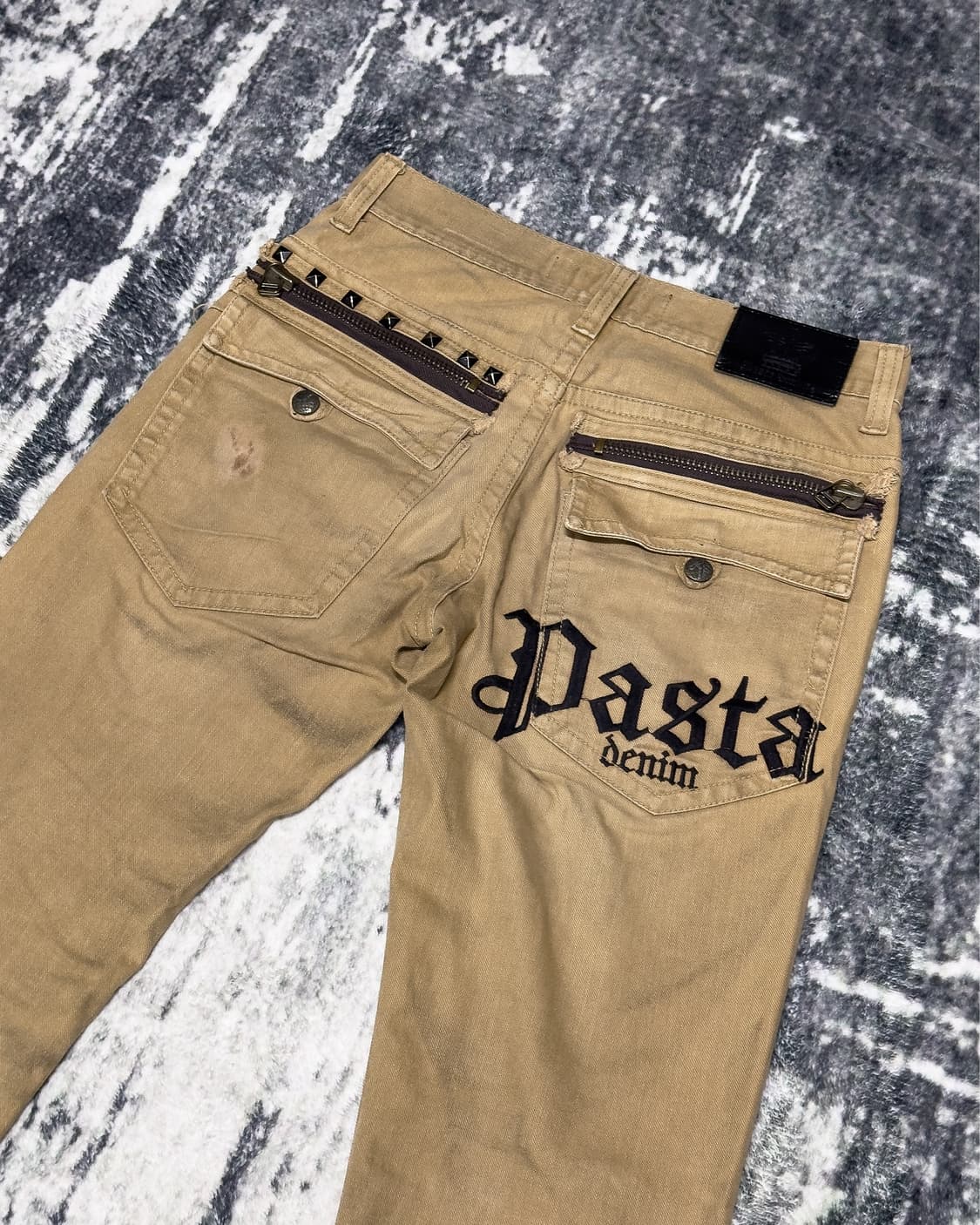 {PASTA DENIM} Stud Logo Pants LP 상품이미지1