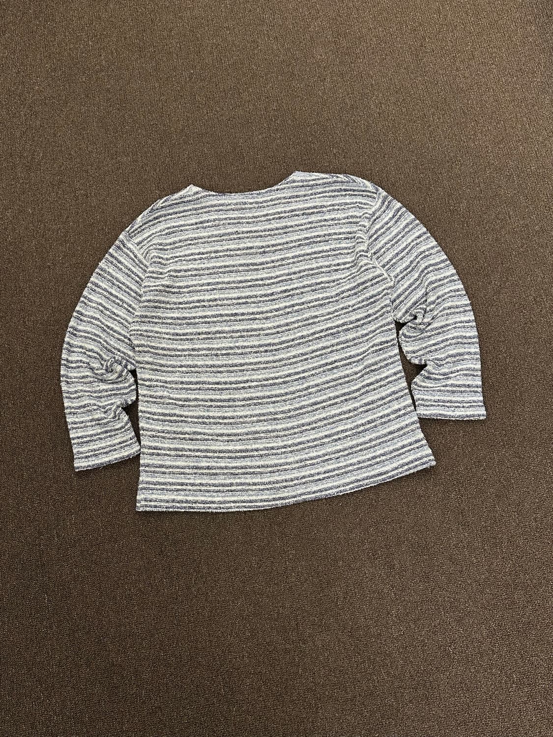 L)ST.FRANC 빈티지 멀티스트라이프 v넥 니트 상품이미지4