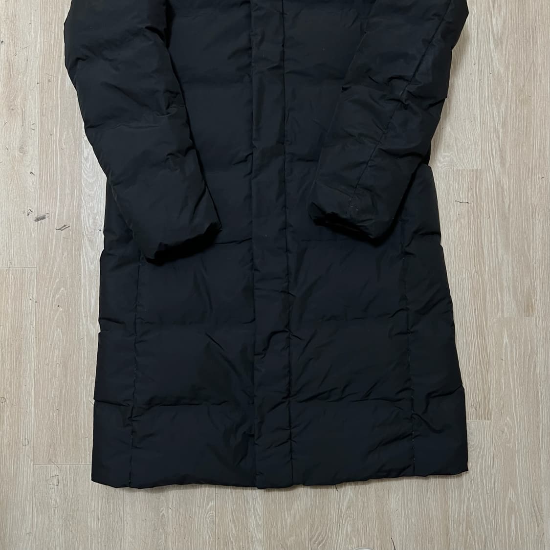 유니클로 라이트 다운 후드 롱패딩 M/95  상품이미지3