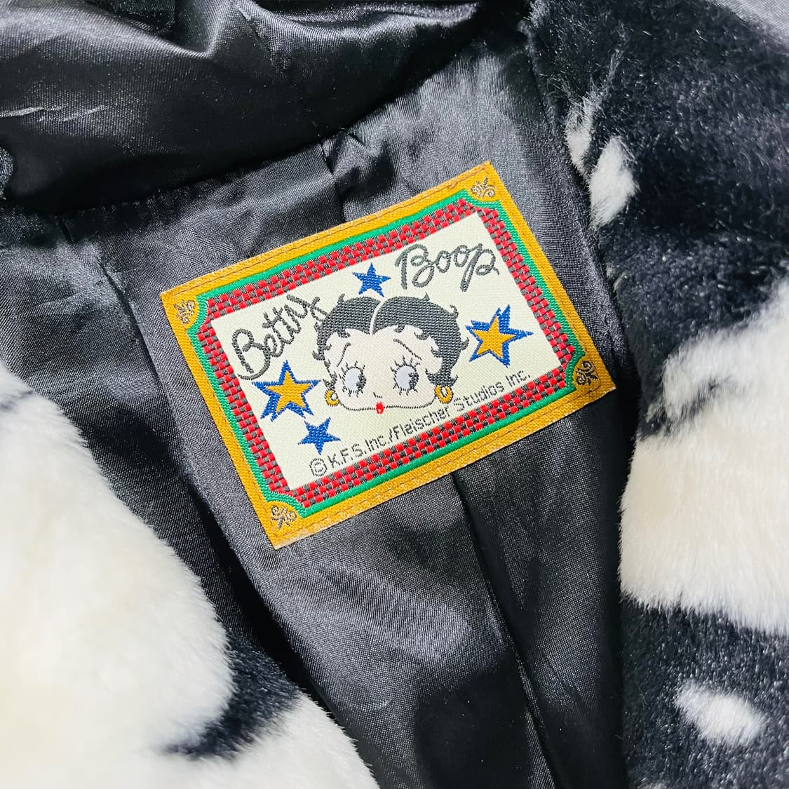 베티 붑 90s 킨키 아트 퍼 빈티지 후디 더플 코트 상품이미지7