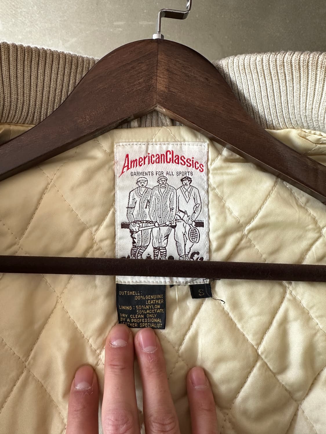 00‘s Avirex 아비렉스 레더 바시티 자켓  상품이미지6