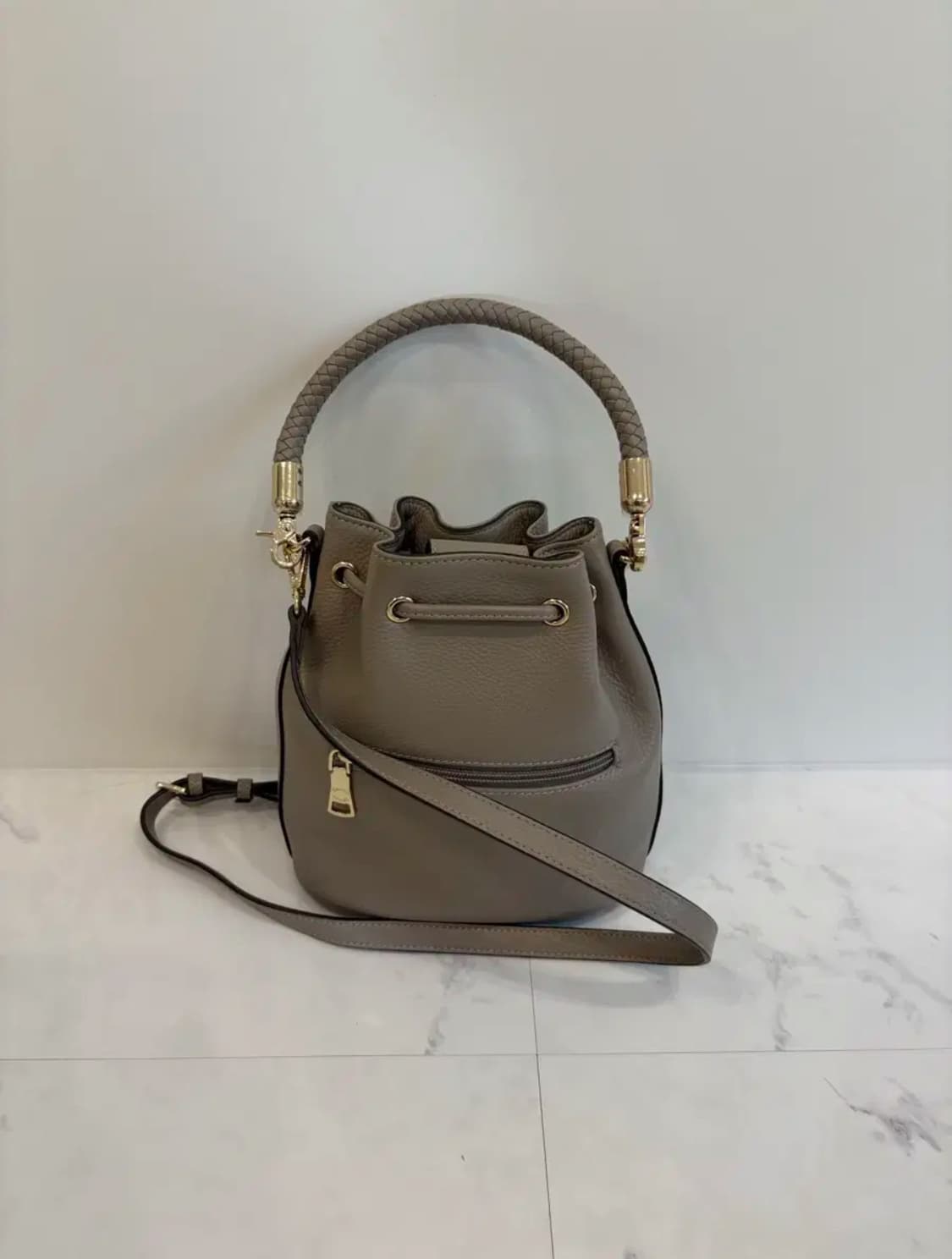 elegance 몽쥬버킷백코코아 상품이미지2