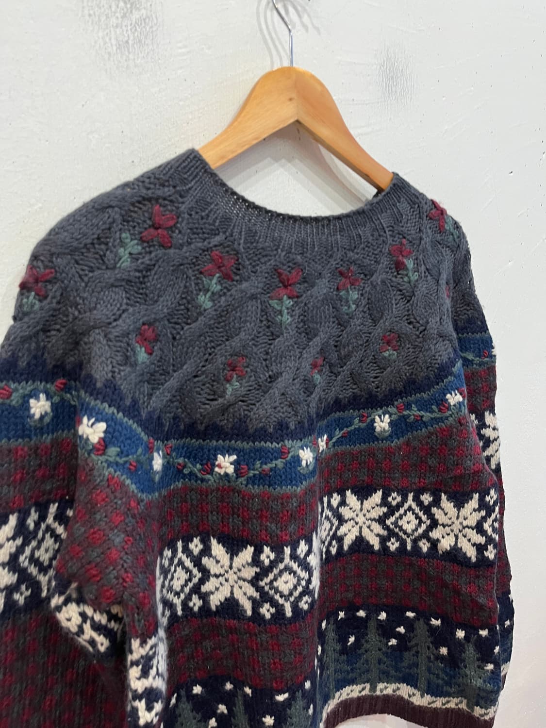 에어로포스테일 울 노르딕 니트 스웨터 우먼즈 상품이미지5