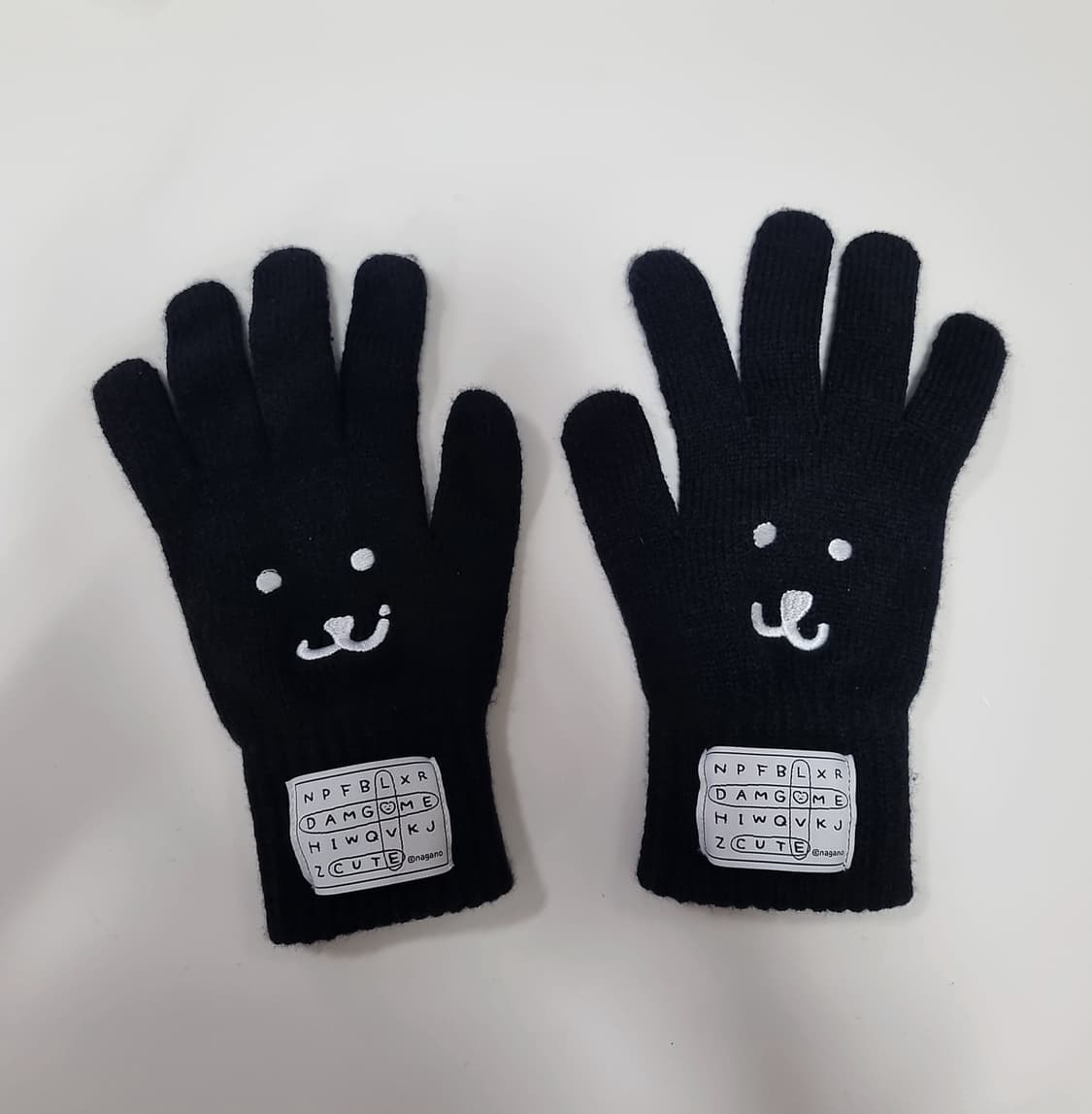 농담곰 장갑 담곰이 흑담곰 굿즈 나가노 스파오 콜라보레이션 상품이미지1