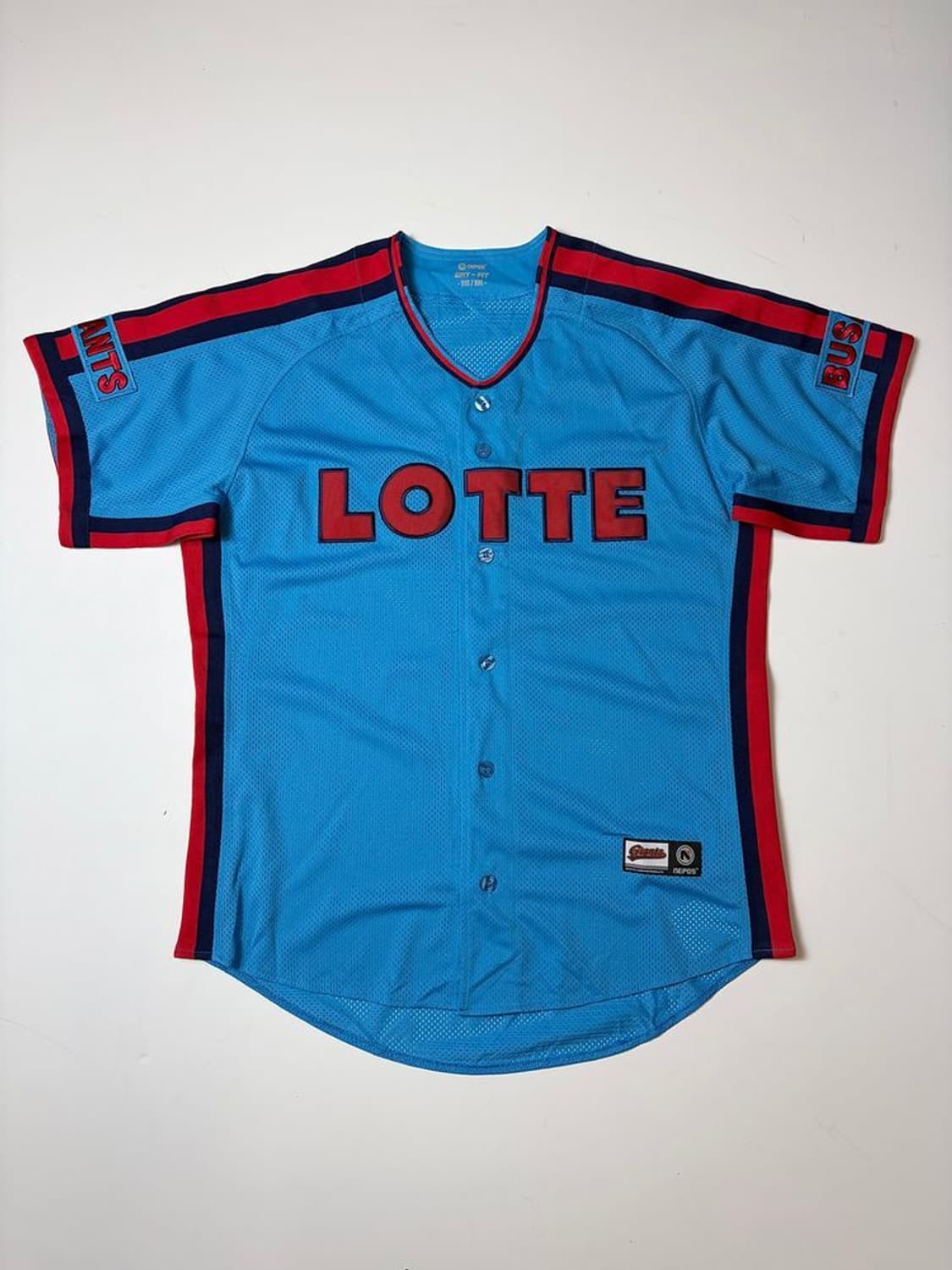 롯데 자이언츠 스머프 노마킹 반팔 유니폼 PN9518 상품이미지1