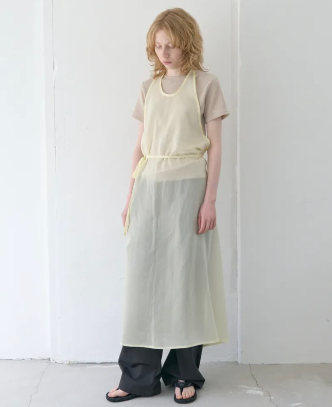 포저 홀터 맥시 레이어드 드레스 새상품 상품이미지5