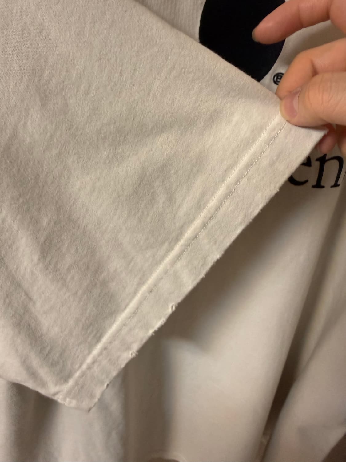 발렌시아가 애플로고 데미지 티셔츠 3 (새상품급) 상품이미지3