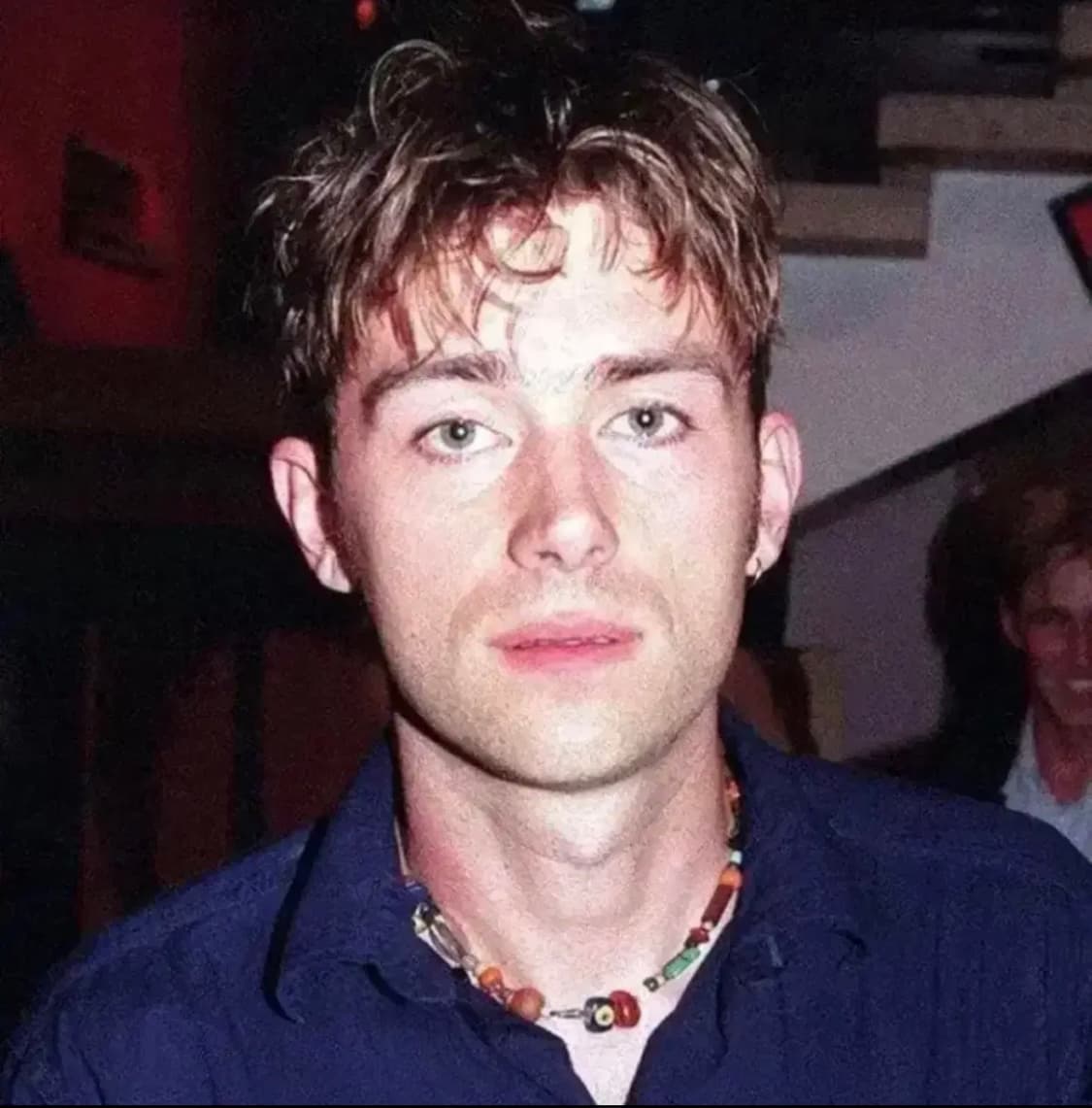 핸드메이드 빈티지 데이먼알반 비즈목걸이 그런지 에스닉 우드 인디 상품이미지4