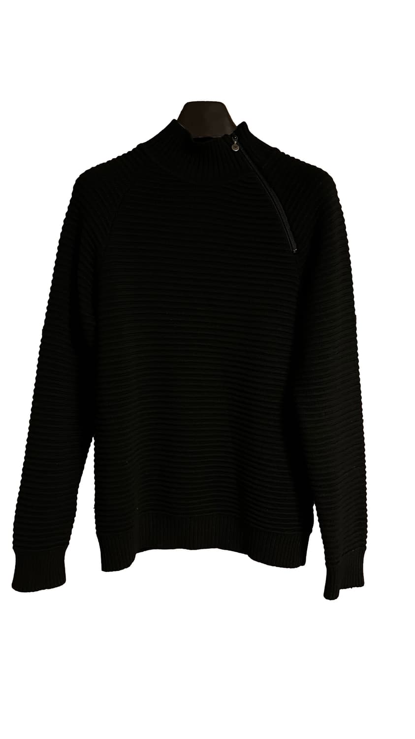 아르마니 사선 지퍼 골지 니트 상품이미지1