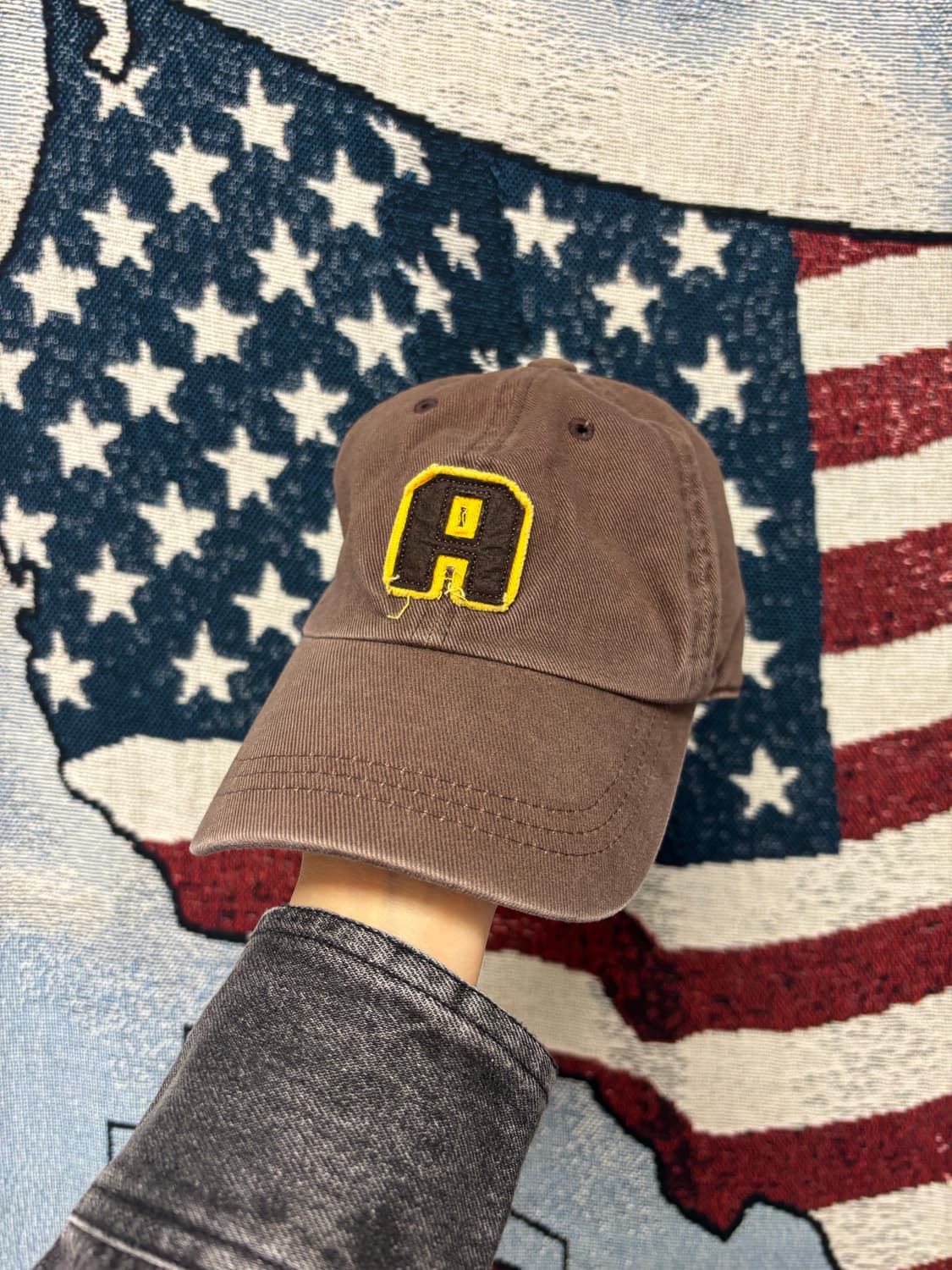 아식스 빈티지 볼캡 상품이미지3