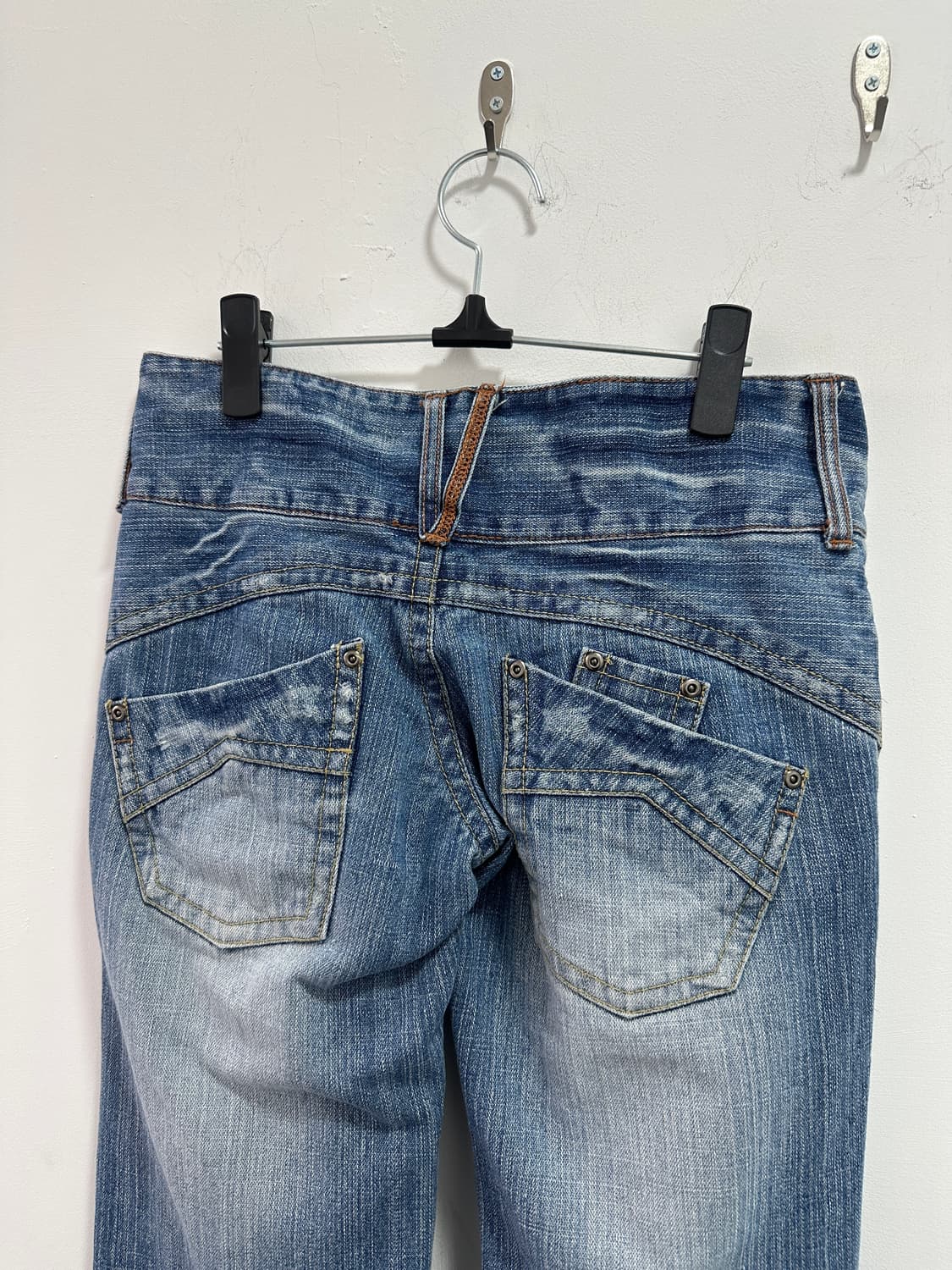 Riche Glamour buttoned denim flare jeans 상품이미지4