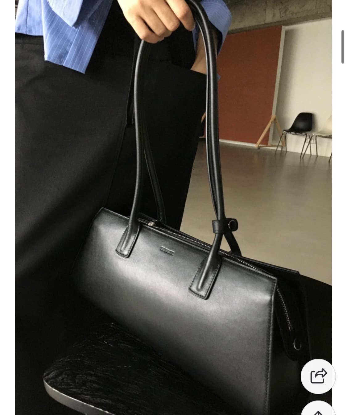 브리드 테드레더 숄더백 상품이미지6