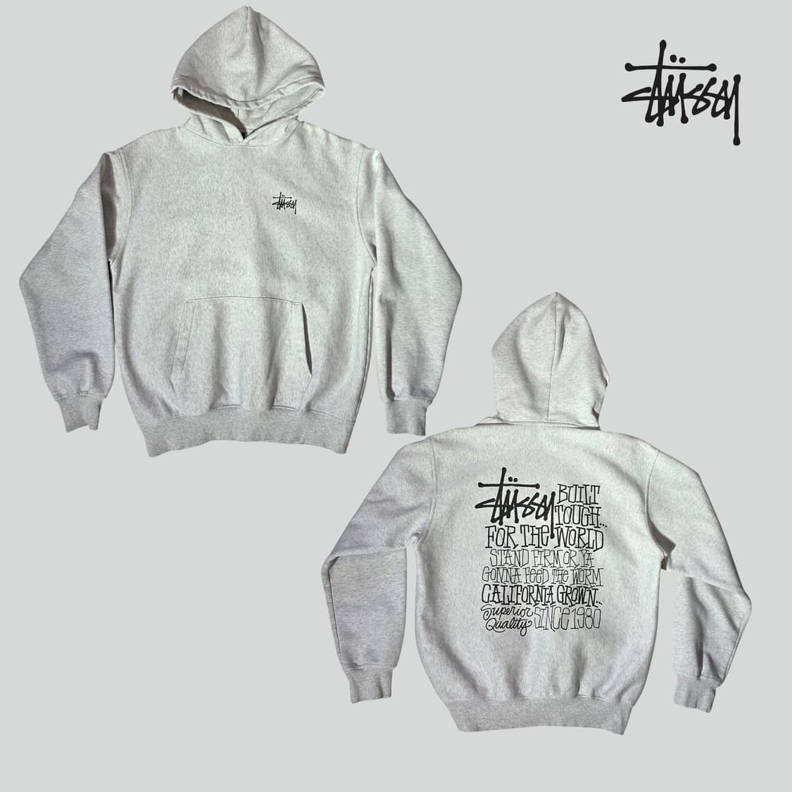 [M]스투시 캘리포니아 그로운 후드 상품이미지1