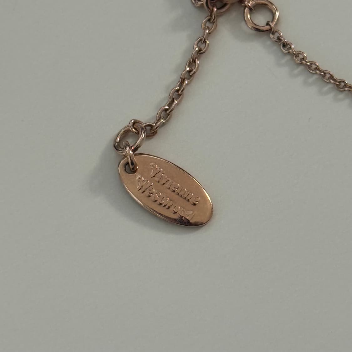 비비안웨스트우드 페트라 목걸이 핑크 골드 상품이미지5