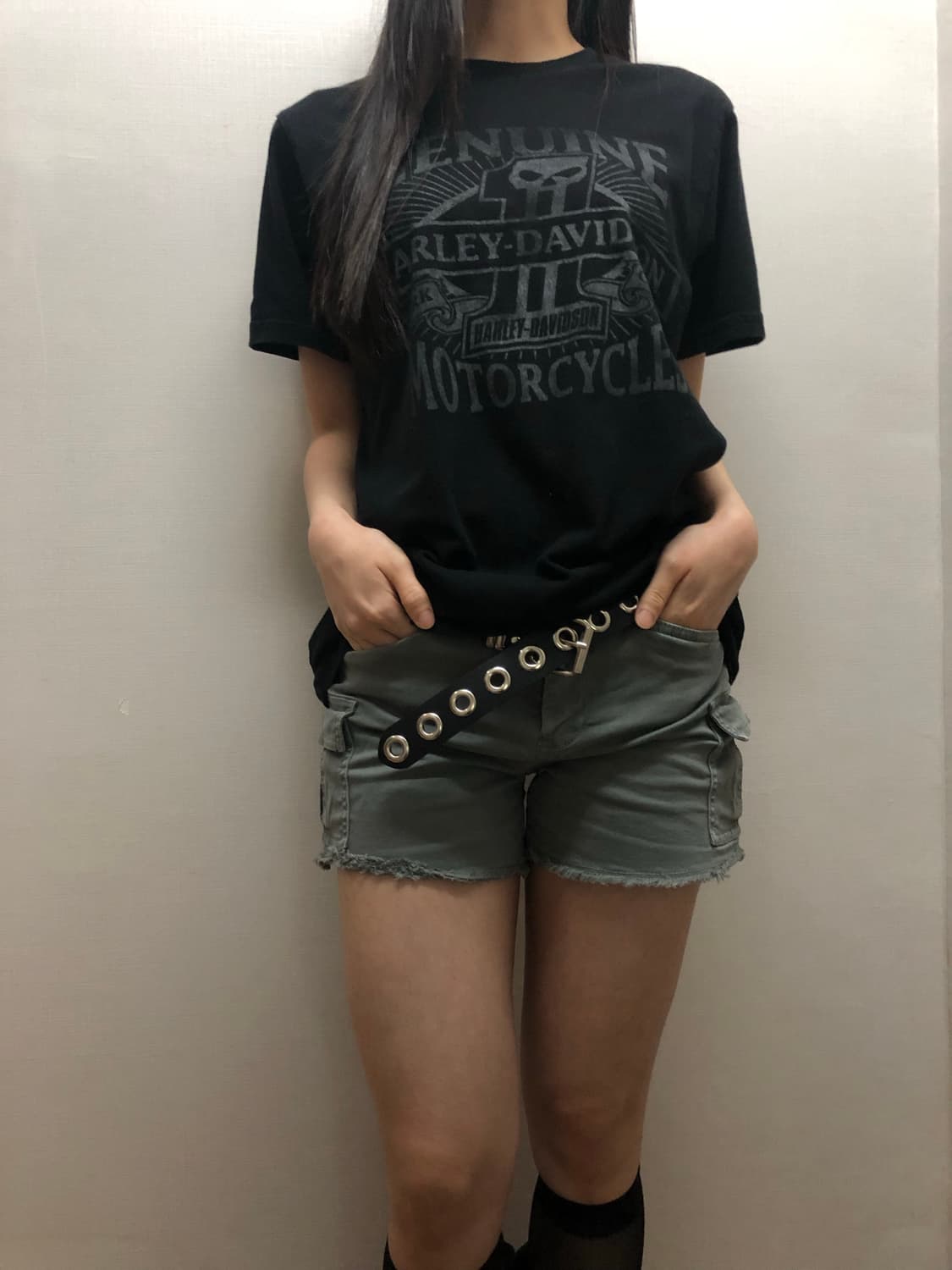 빈티지 할리데이비슨 블랙 티셔츠 상품이미지3