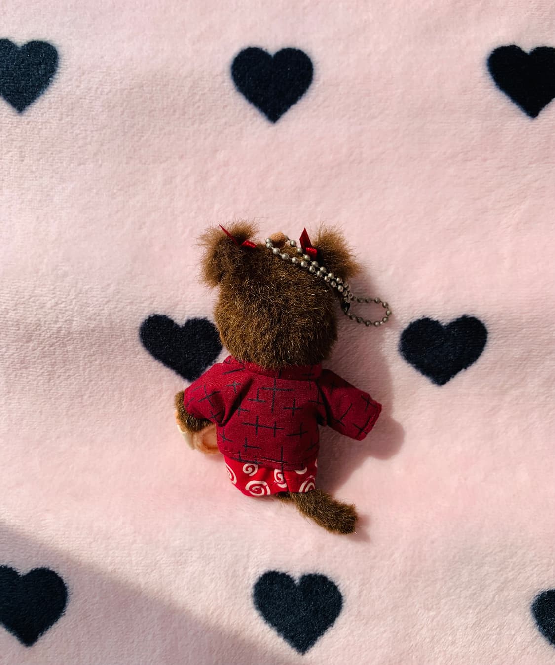 ️♨️2001 고전 온천 여아 몬치치 키체인 상품이미지5