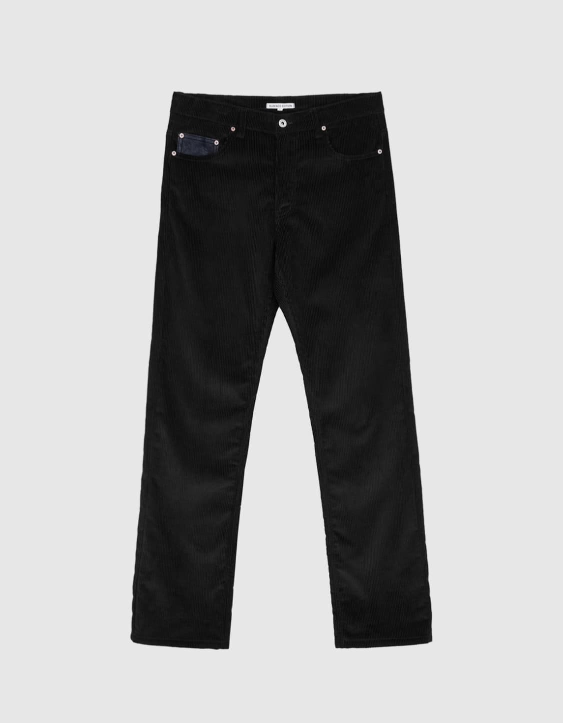 [L] 서피스에디션 PATCHED CORDUROY PANTS BLACK 상품이미지1