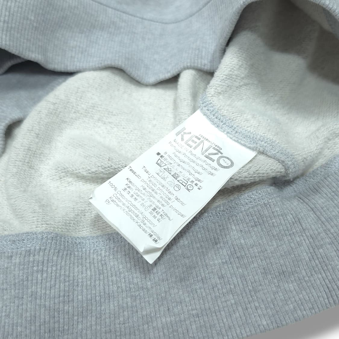[XL] 겐조 파리 자수 헤더그레이 맨투맨 상품이미지8
