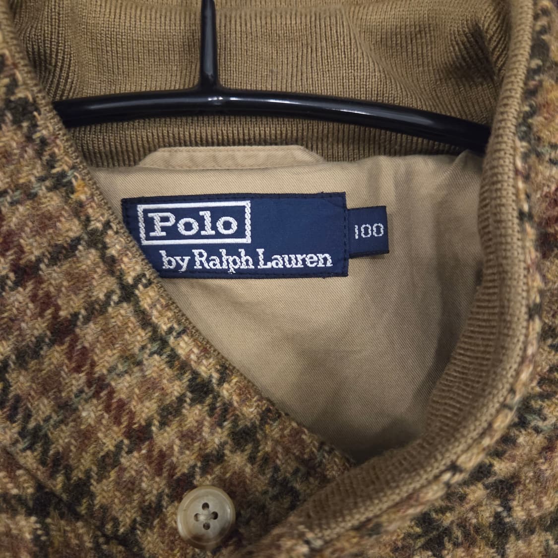 폴로 건클럽체크 울 해링턴 자켓 울 바라쿠타 자켓 g9자켓 상품이미지3