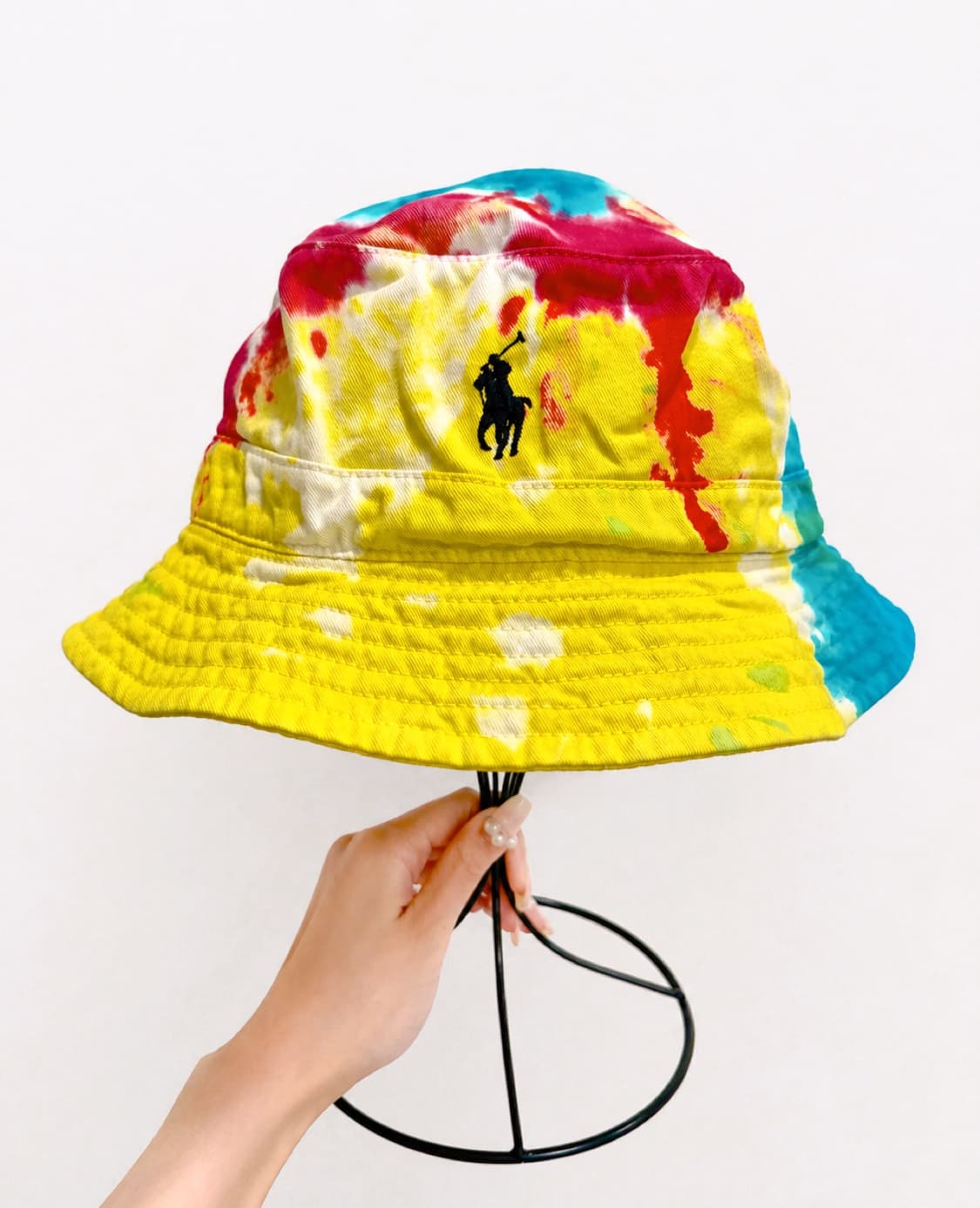 폴로 랄프로렌 타이 다이 버킷햇 L/XL 상품이미지1