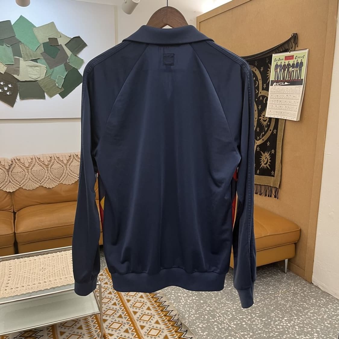 아디다스 펑크 키치 아가일 체크 져지 집업 105 C11118 상품이미지4