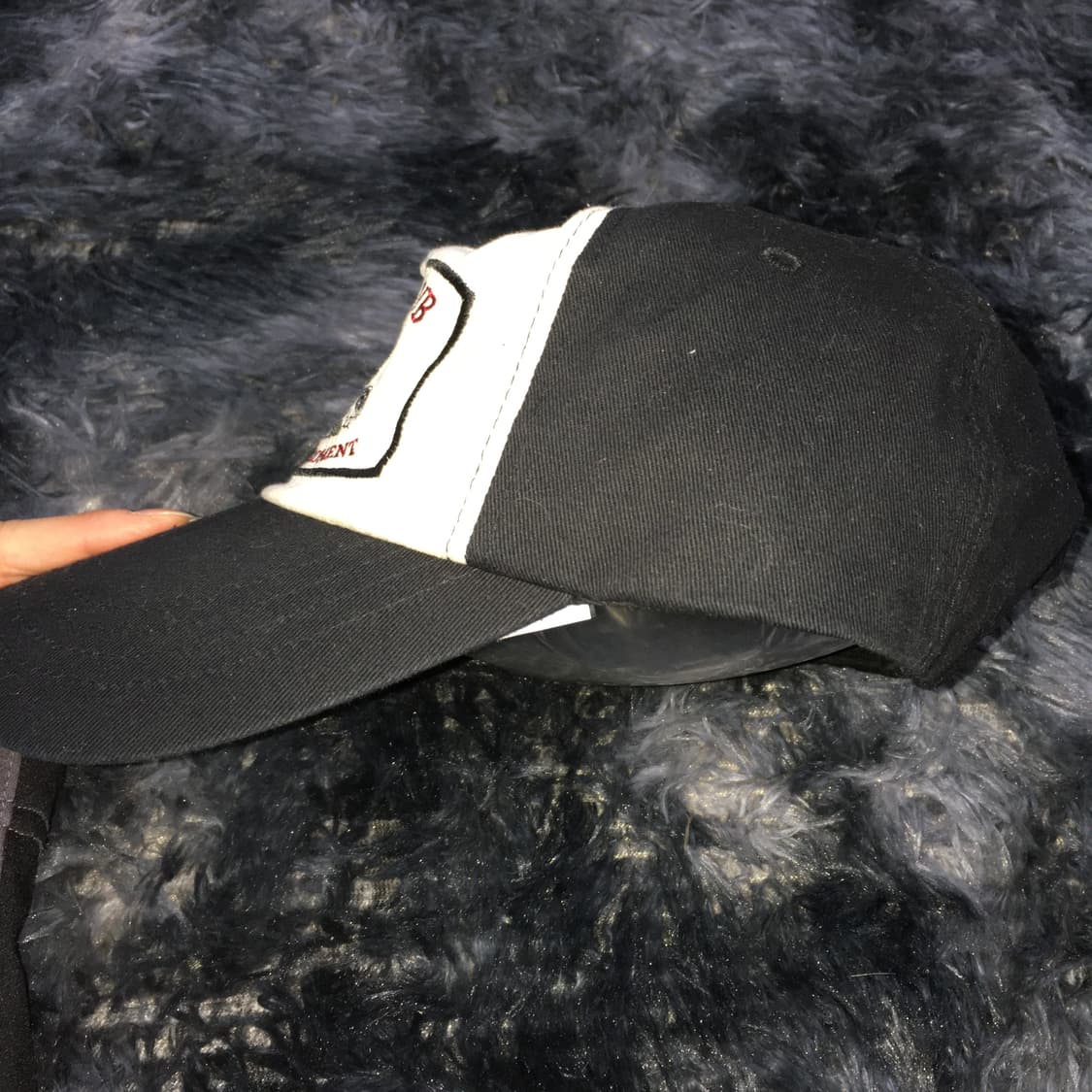 투티/0357 THE COLDEST MOMENT 배색 캡 빈티지 Y2K 상품이미지2