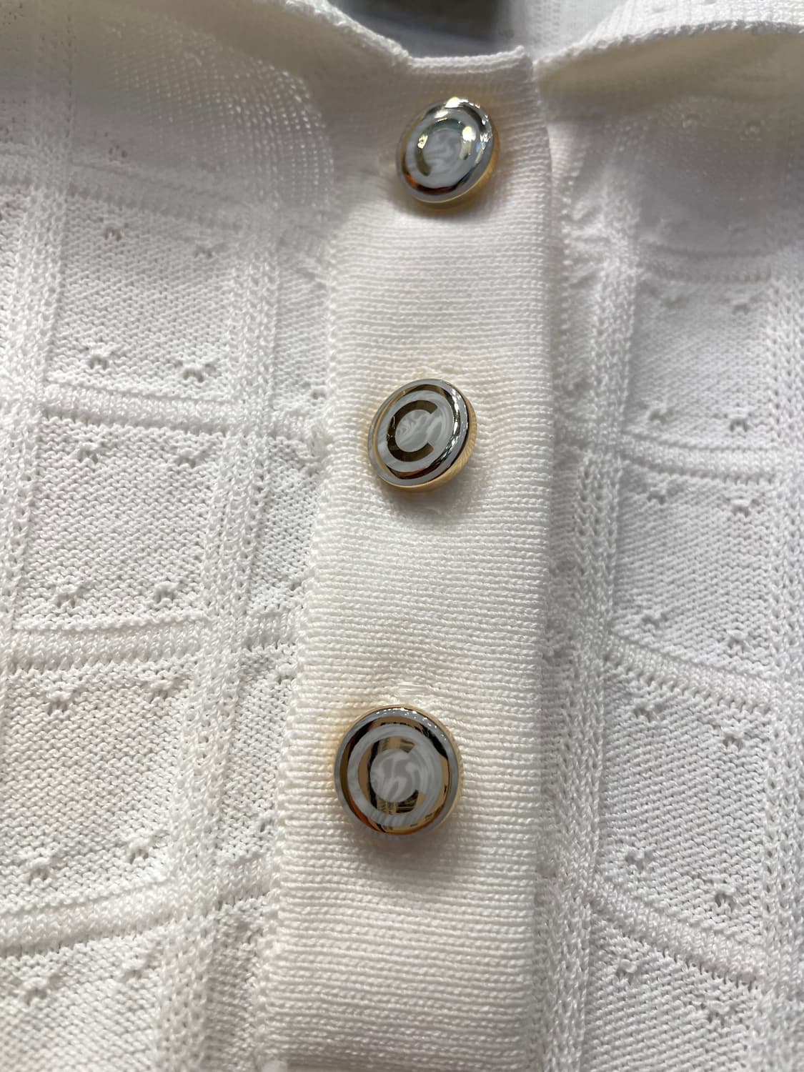 Colmar 골프 컬렉션 화이트 골프복 니트 66 상품이미지6