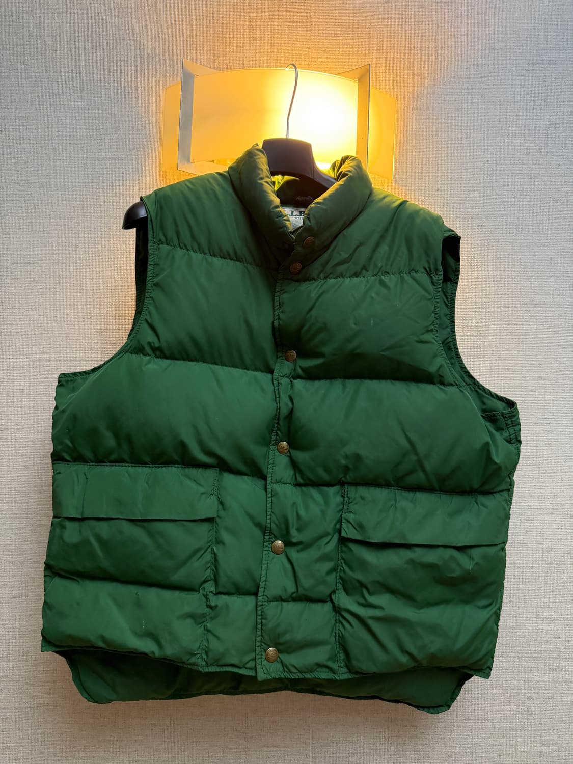 L.L.Bean 구스다운 패딩 베스트 그린 L / 빈티지 엘엘빈 다운조끼 상품이미지1