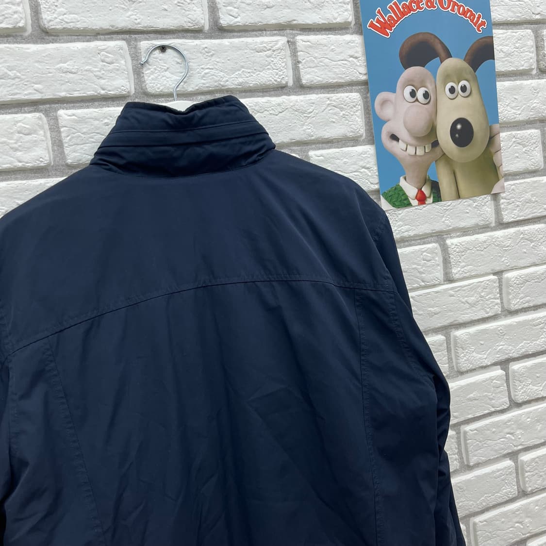 미국 빈티지 폴로 랄프로렌 네이비 바람막이 기모자켓-M 95 상품이미지6