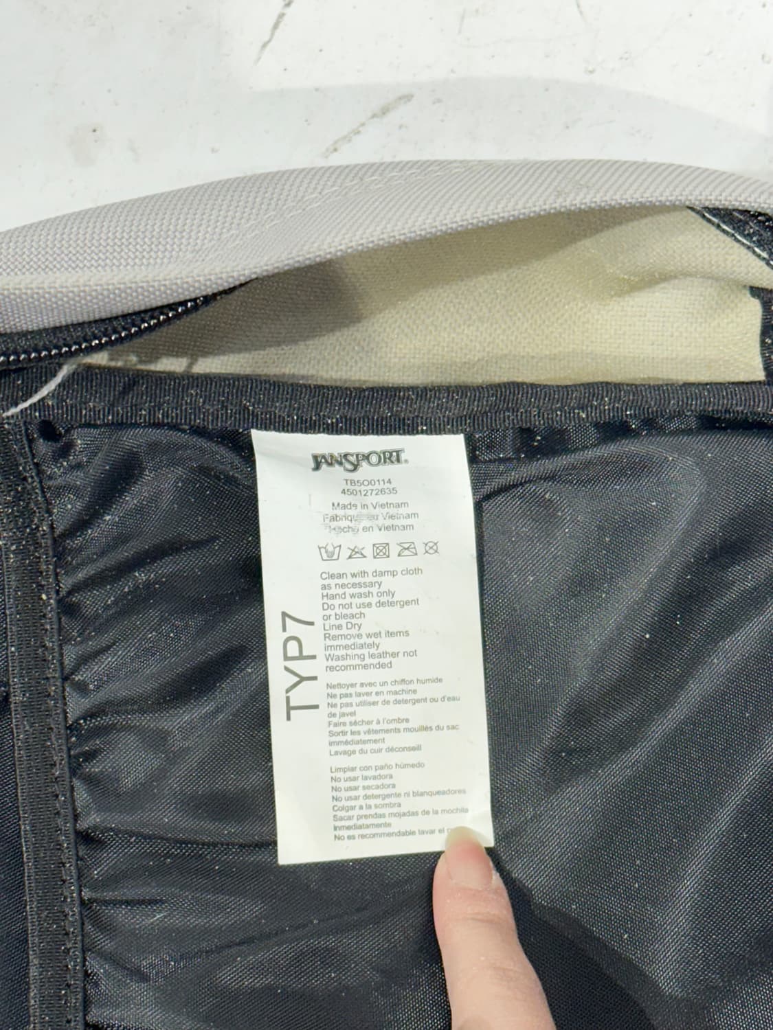 잔스포츠 그레이 백팩 가방 상품이미지6