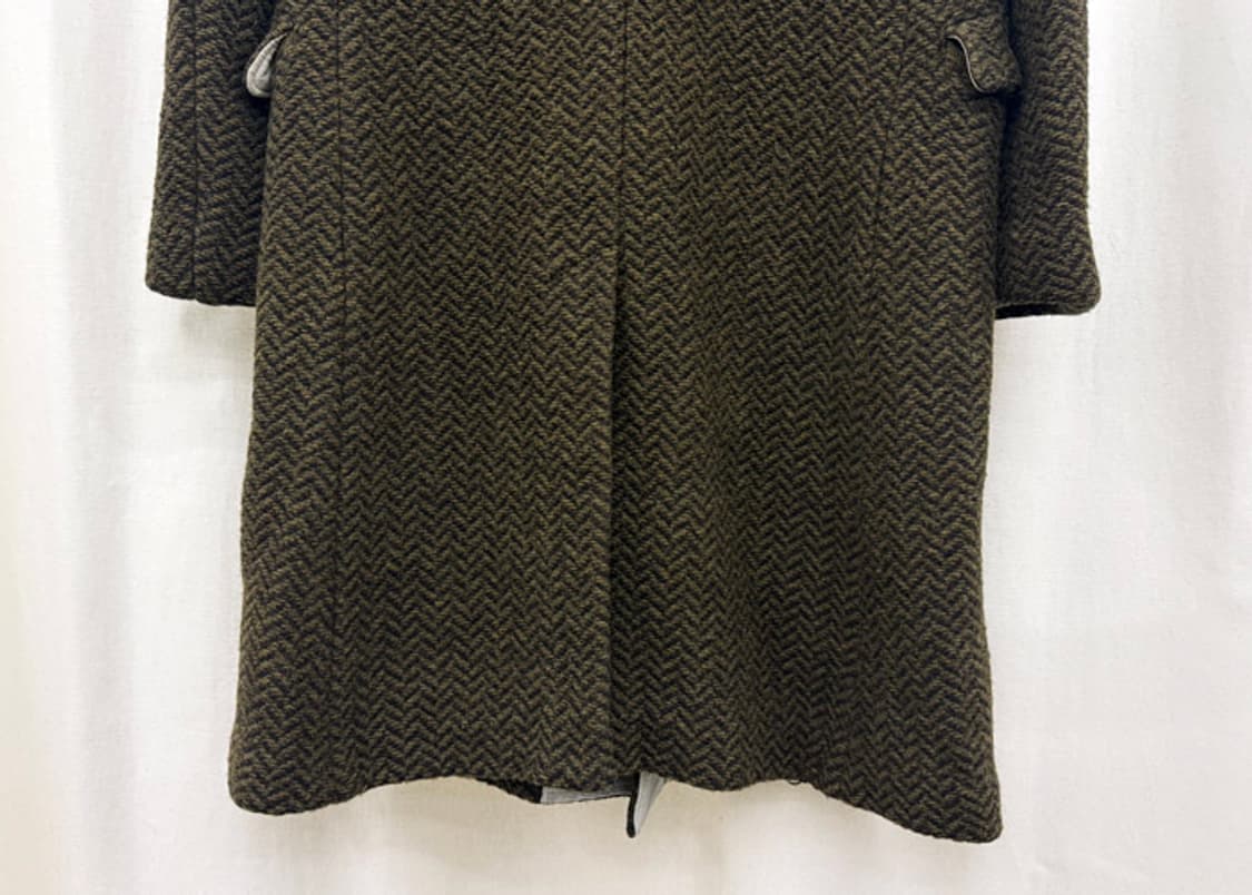 언더커버 헤링본 축융 울 코트 상품이미지7