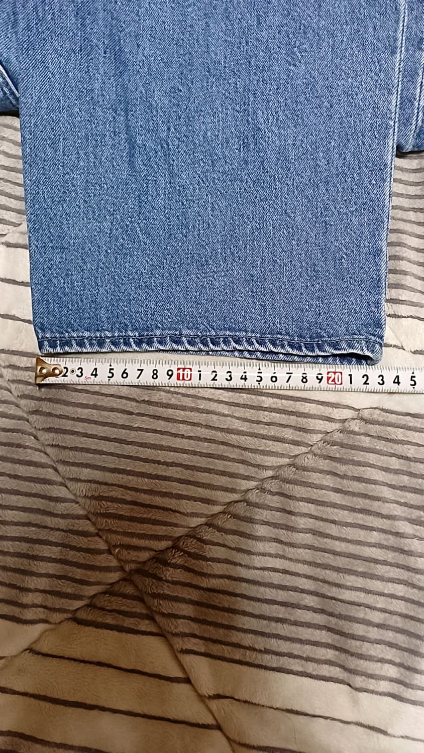 유니클로 와이드청바지 33인치 기장109 상품이미지9