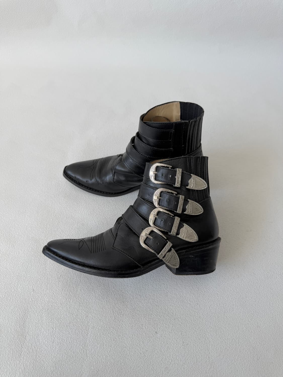 [EU36]토가 풀라(TOGA PULLA) 웨스턴 버클 부츠 상품이미지1