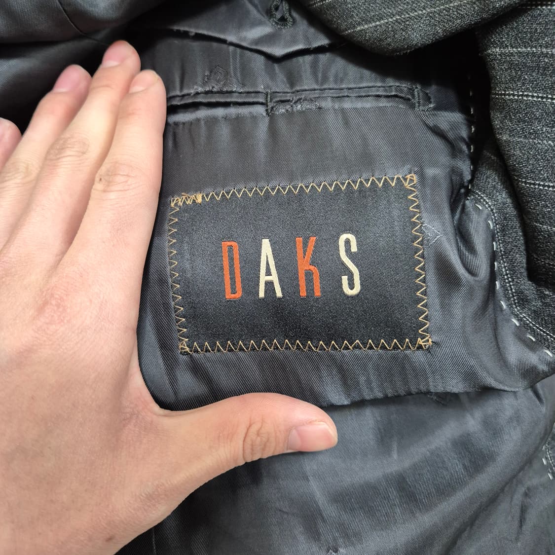 닥스 런던 남성 스트라이프 블레이저 정장자켓 L(100) 상품이미지5