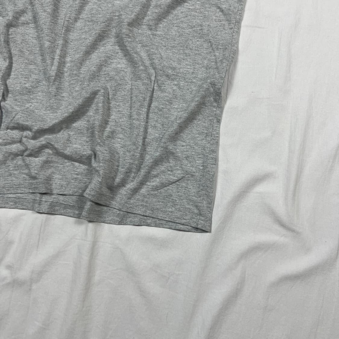 90‘s 나이키 nike 센터스우시 로고 브이넥 링거 반팔티 상품이미지4