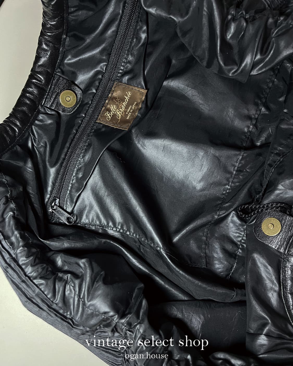 vintage black pleats bag 상품이미지2