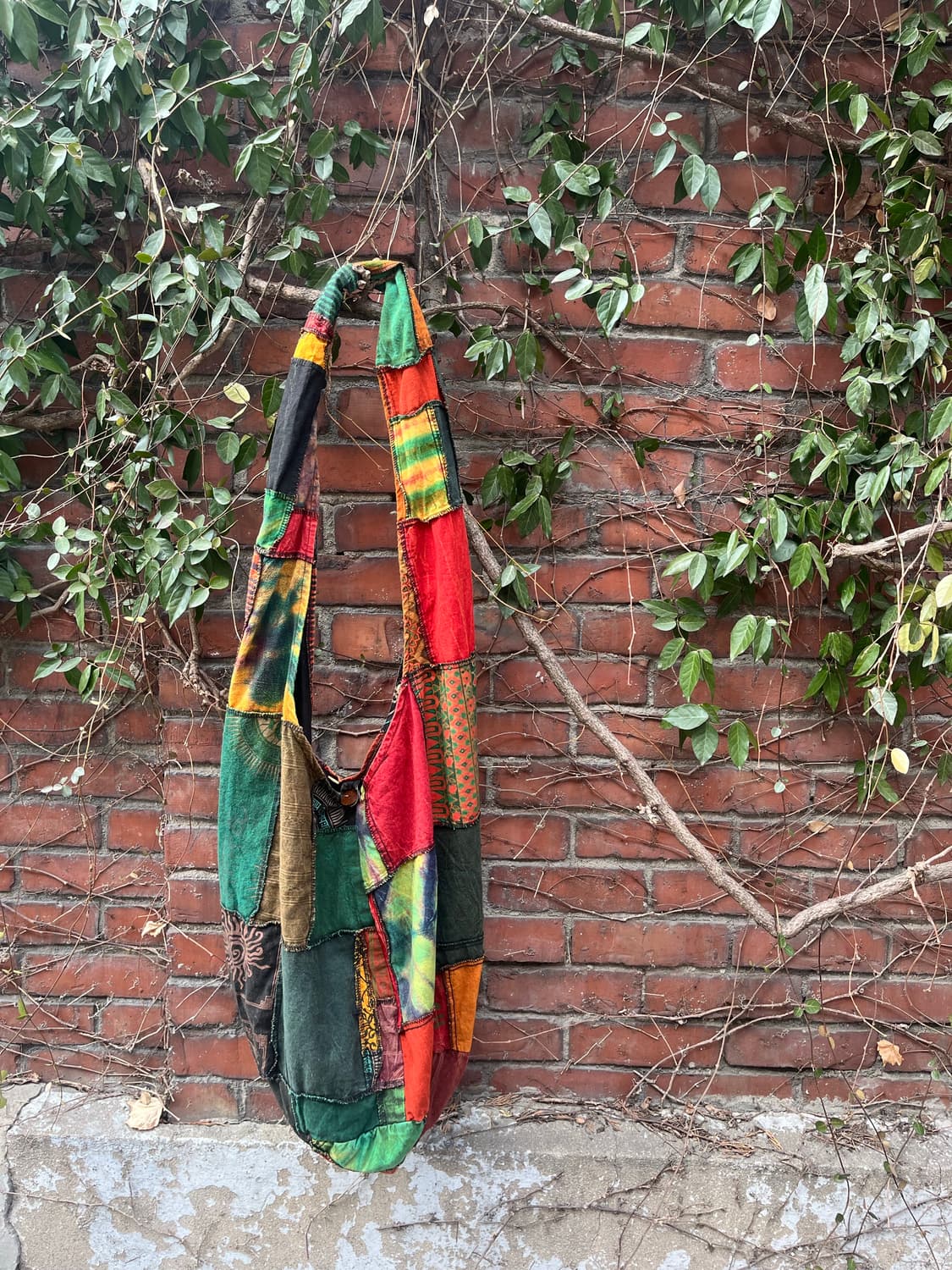 히피 에스닉 패치워크 크로스 백 상품이미지5