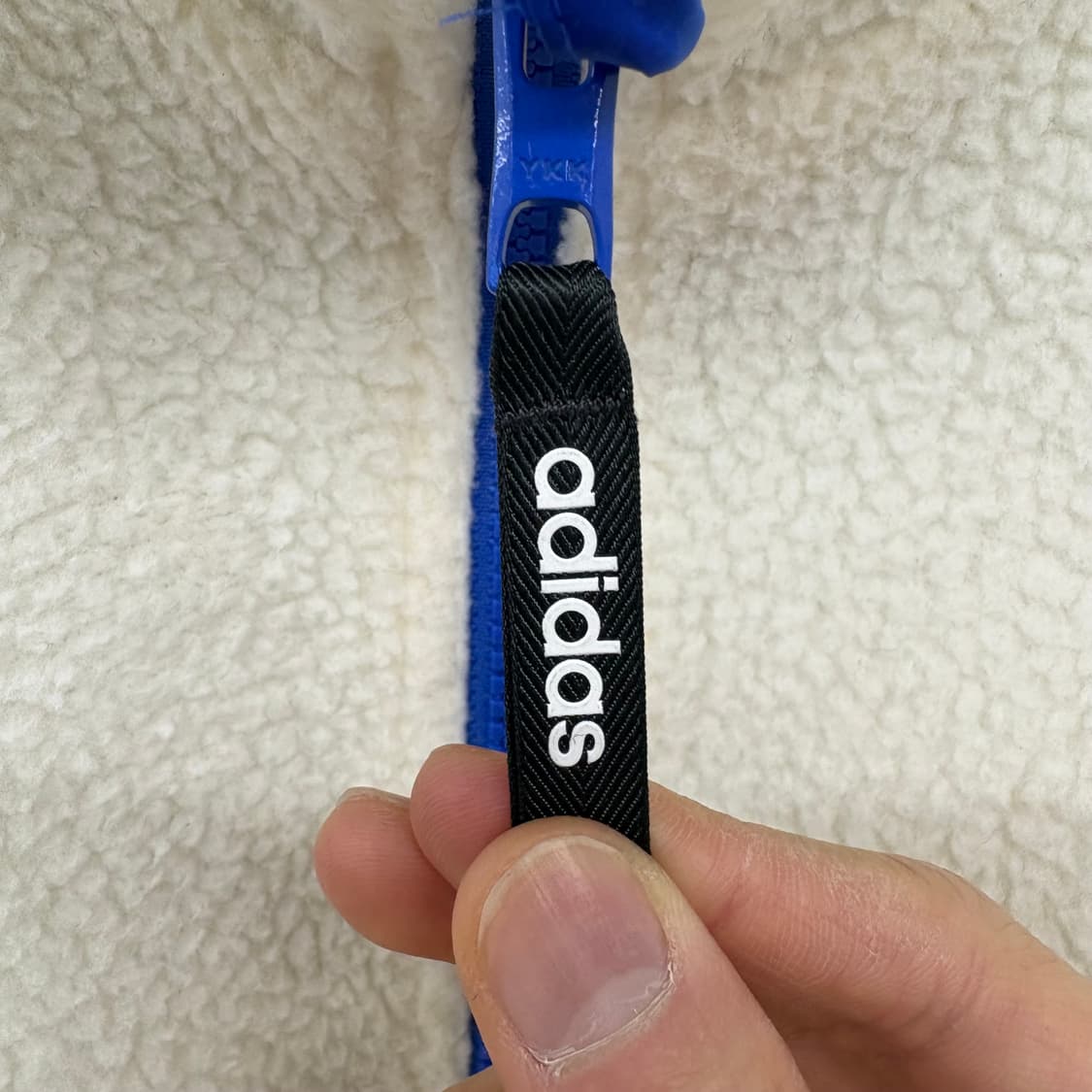 아디다스 삼선 뽀글이 플리스 자켓 남XL 상품이미지5