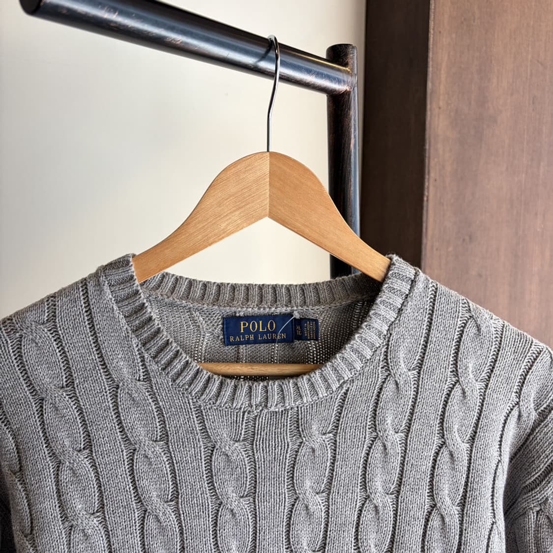 16598 - 폴로 랄프로렌 그레이 케이블 니트 상품이미지3