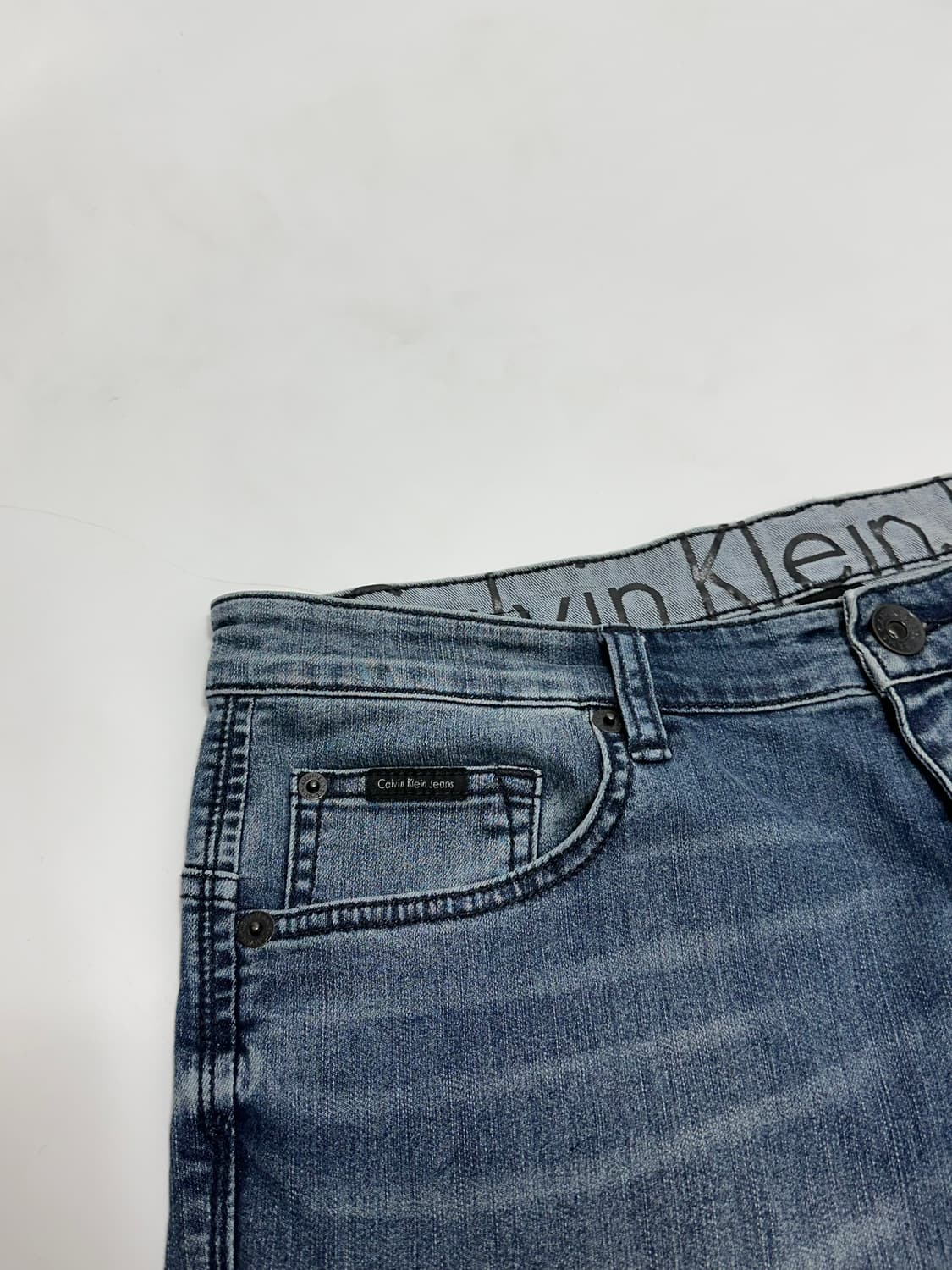 캘빈클라인 진스 미드블루 바디 스키니진 남자 청바지 상품이미지4