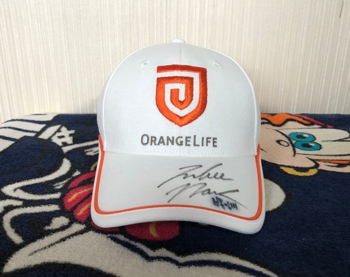 2018 오렌지라이프 챔피언트로피 골프모자/박인비프로 싸인모자 상품이미지4