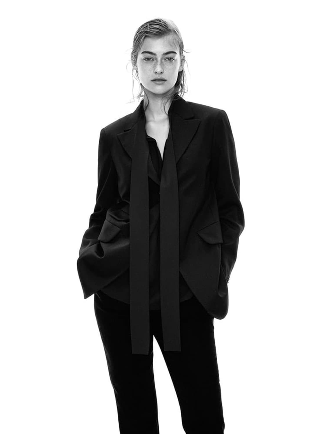 [64] 유니클로 +J 울슬림팬츠 셋업 네이비 상품이미지1