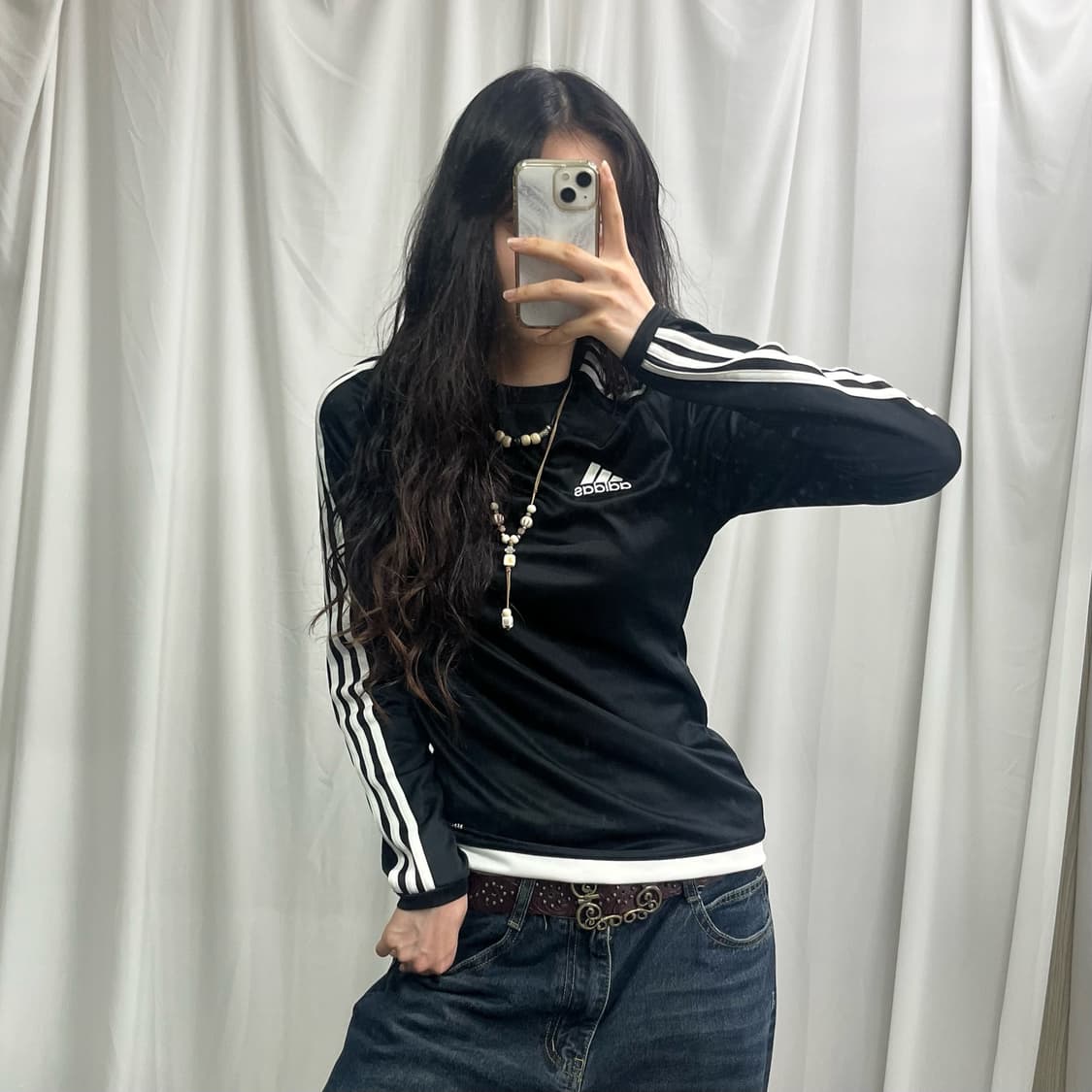 Adidas black long sleeves 상품이미지1